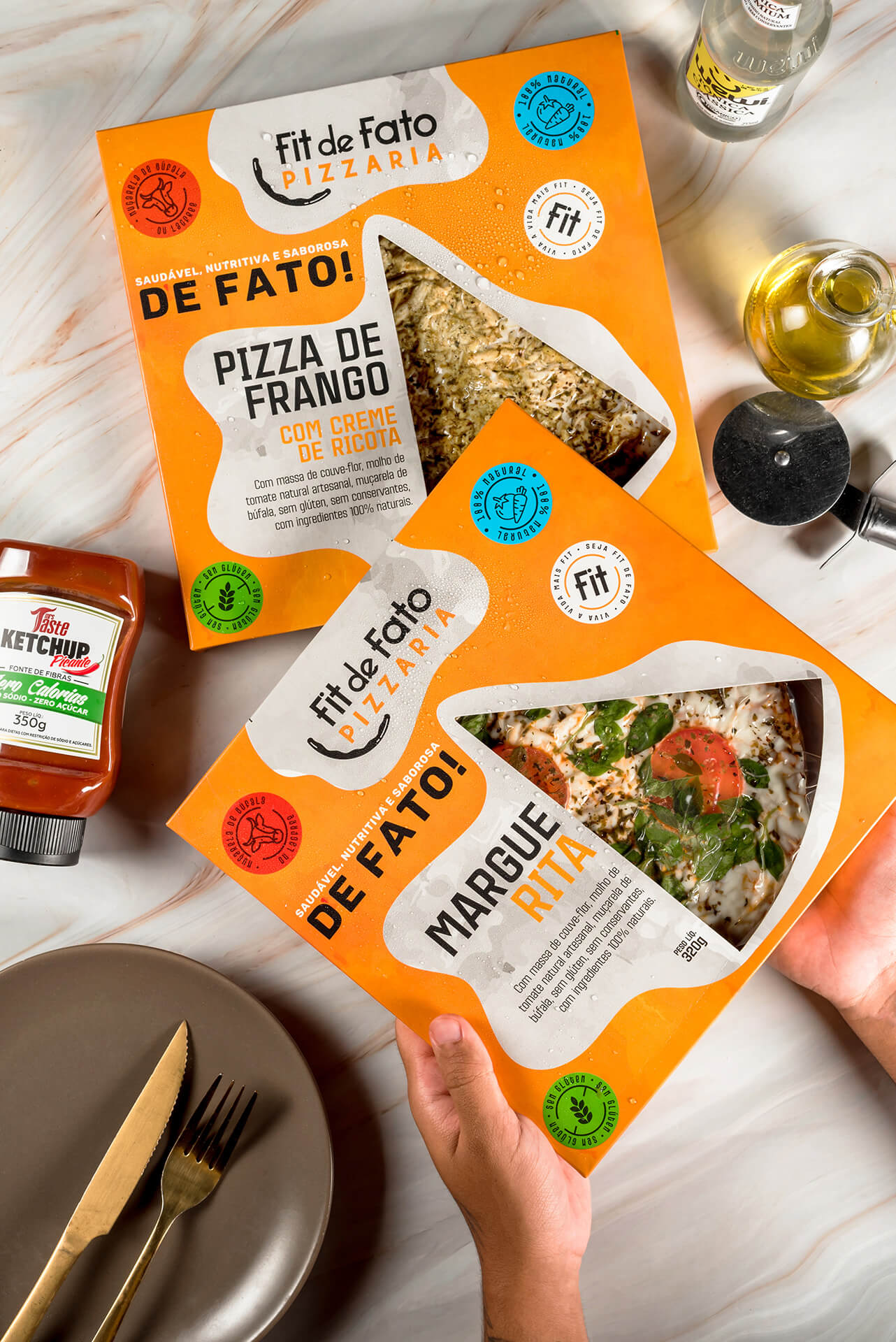 Fit de Fato & Zona Sul - Embalagem para Mercado