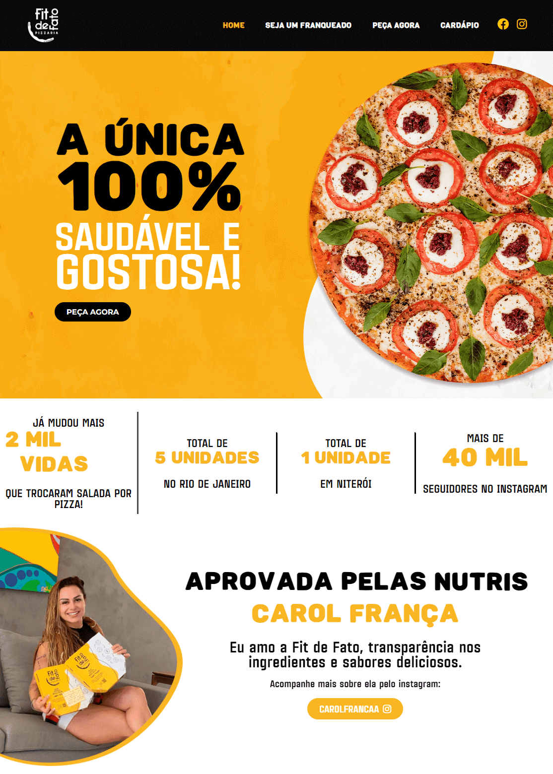 Fit de Fato - Criação de Sites